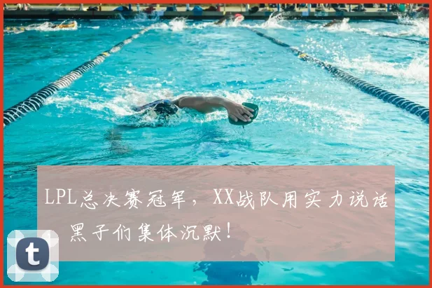 LPL总决赛冠军,XX战队用实力说话,黑子们集体沉默!